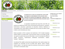 Tablet Screenshot of paysanbiolorrain.org
